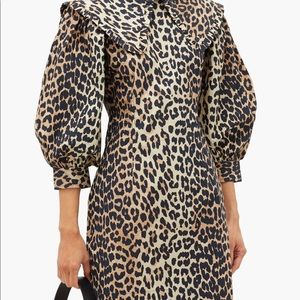Ganni leopard dress